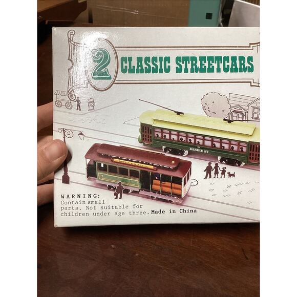 2 Classic Street Cars - Desire Trolley & San Francisco Cable Car - Picture 3 of 15